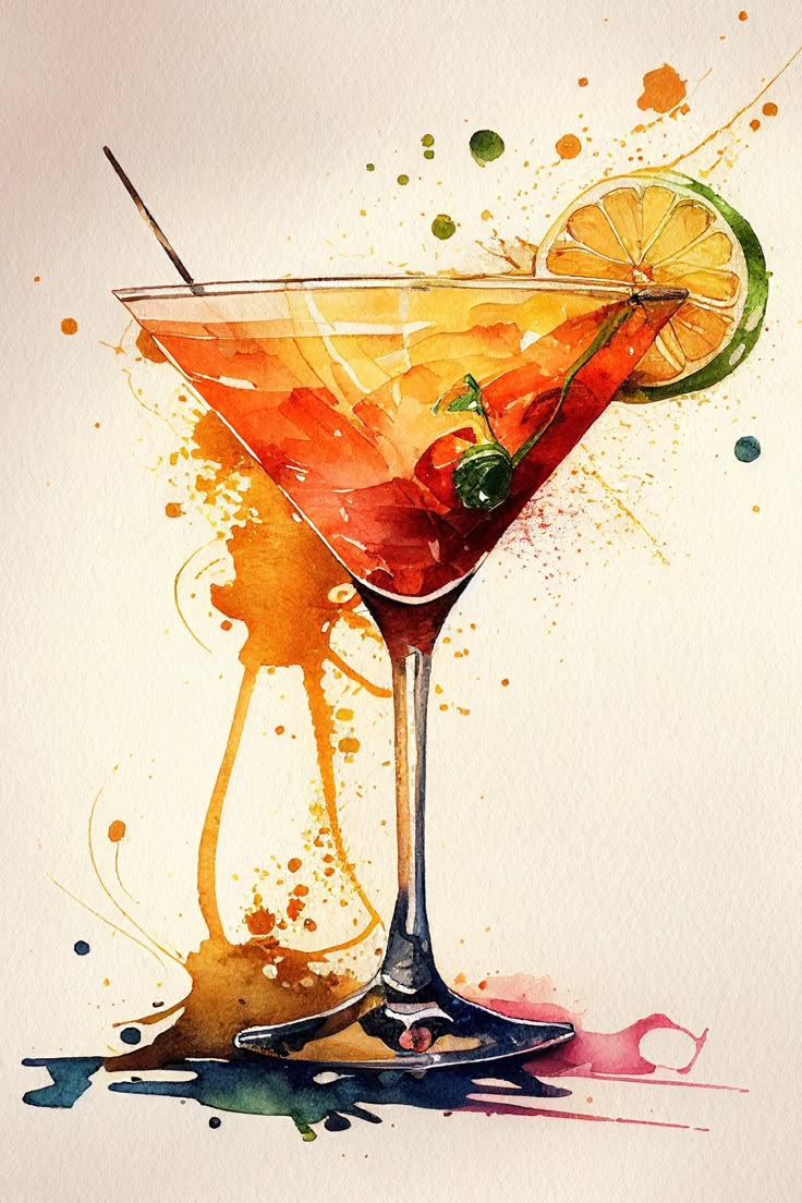 Paint by Numbers – Martini Cocktail