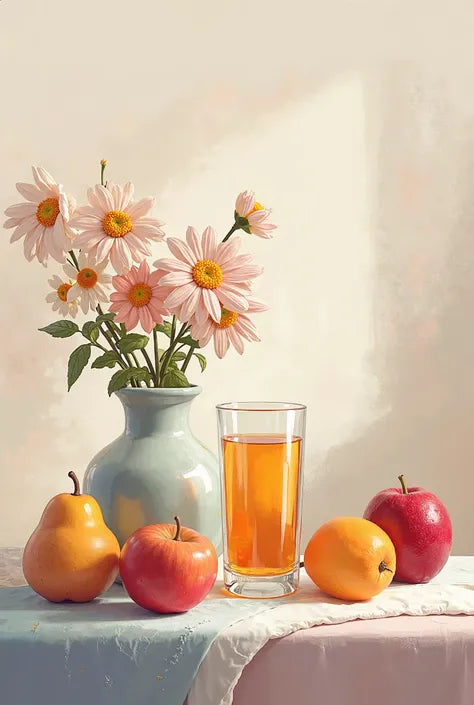 Paint by Numbers – Flowers and Fruits