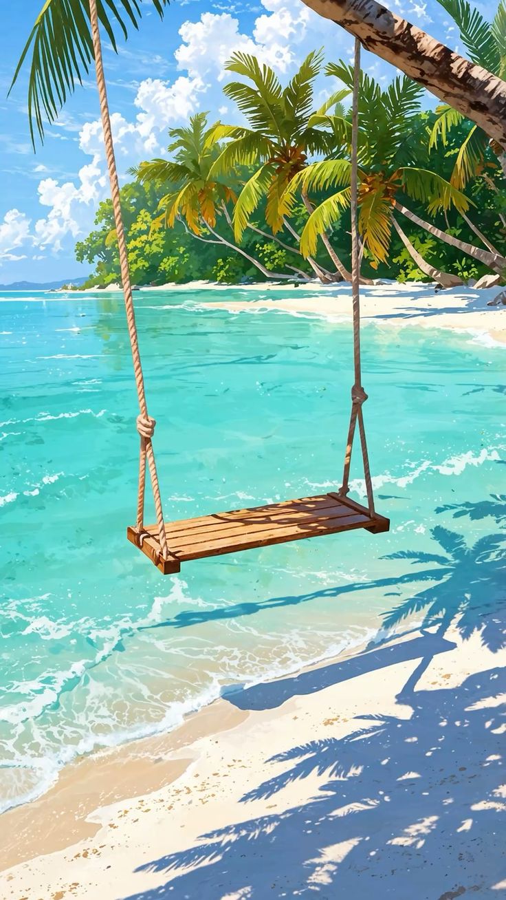 Paint by Numbers – Swing on the Beach