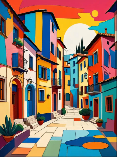Paint by Numbers – Graphic Cityscape
