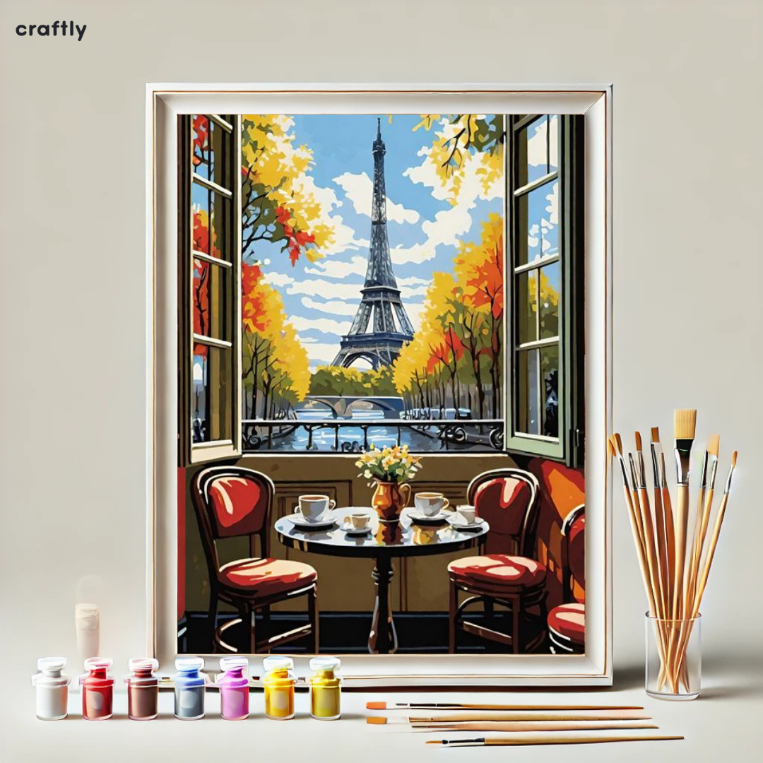Paint by Numbers – Morning in Paris
