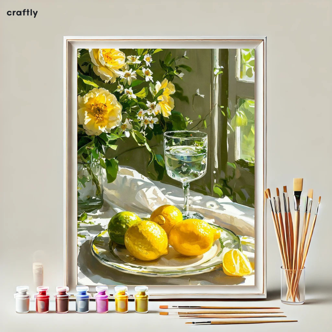 Paint by Numbers – Lemons in the Sunlight