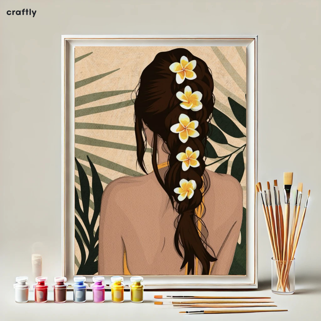 Paint by Numbers – Tropical Flower Braid