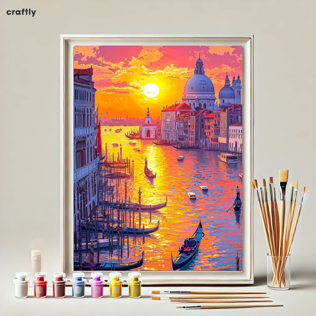 Paint by Numbers – Venice at Sunset