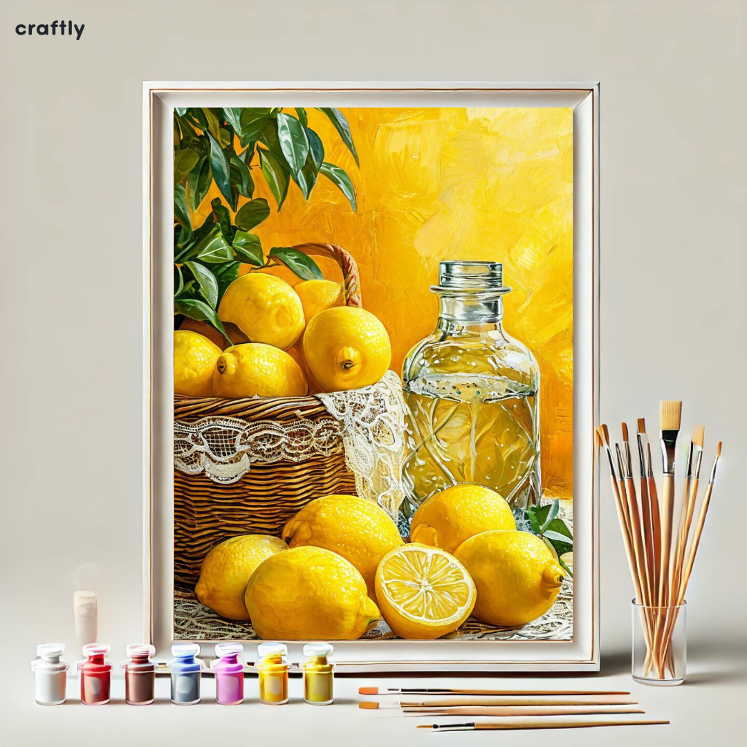 Paint by Numbers – Summery Lemons