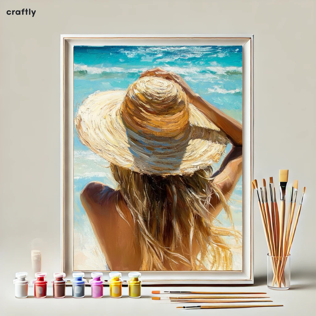 Paint by Numbers – Woman by the Sea