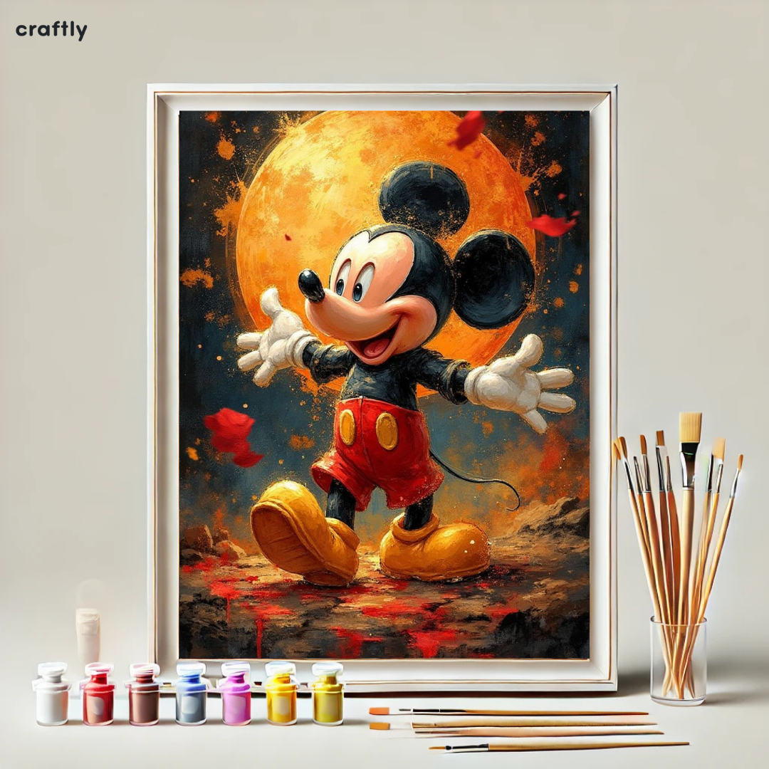 Paint by Numbers – Mickey and the Orange Moon