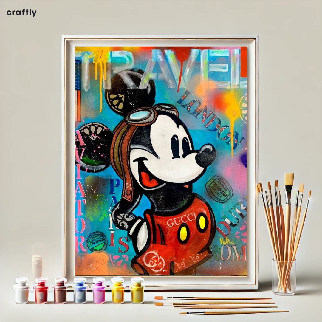 Paint by Numbers – Mickey Mouse Pop Art