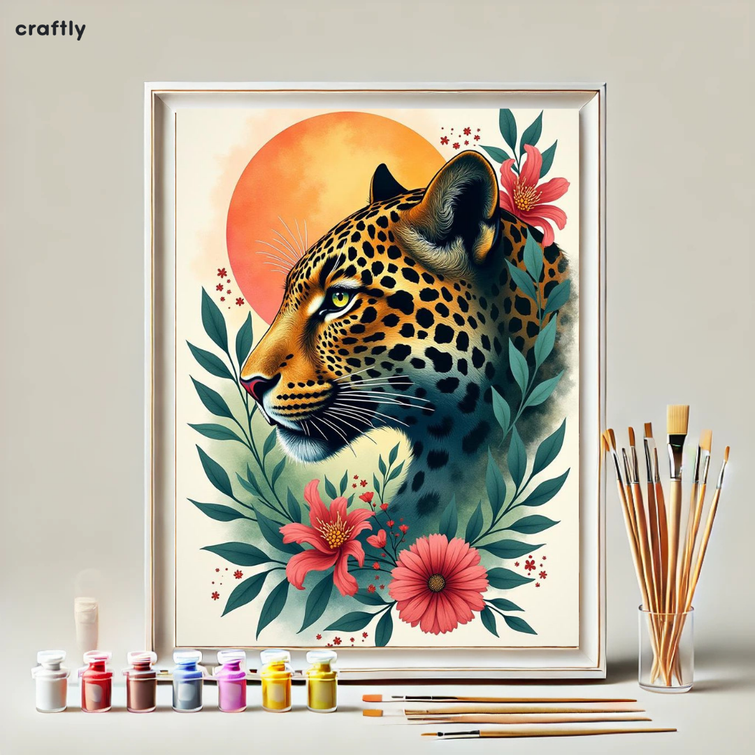 Paint by Numbers – Tiger at Sunset