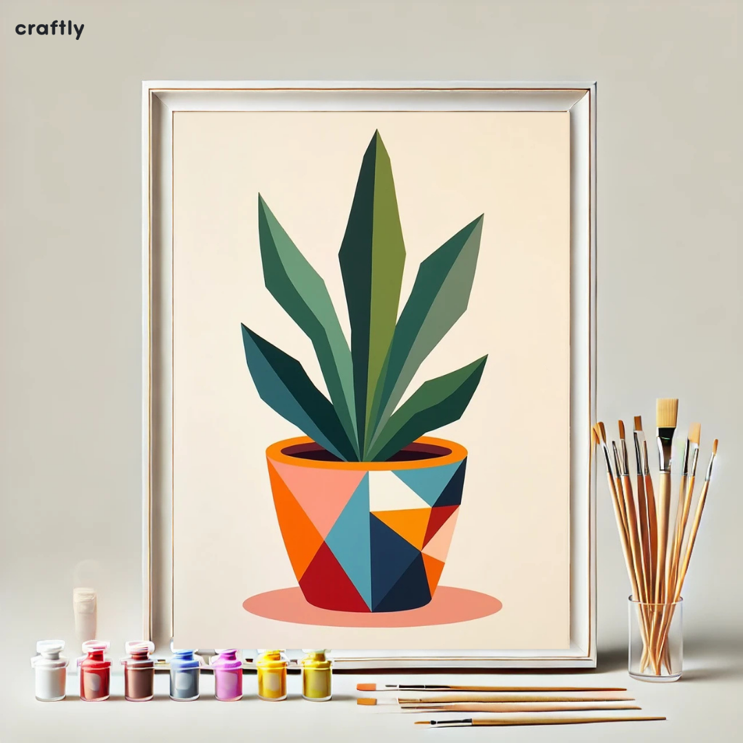 Paint by Numbers – Mosaic Pot