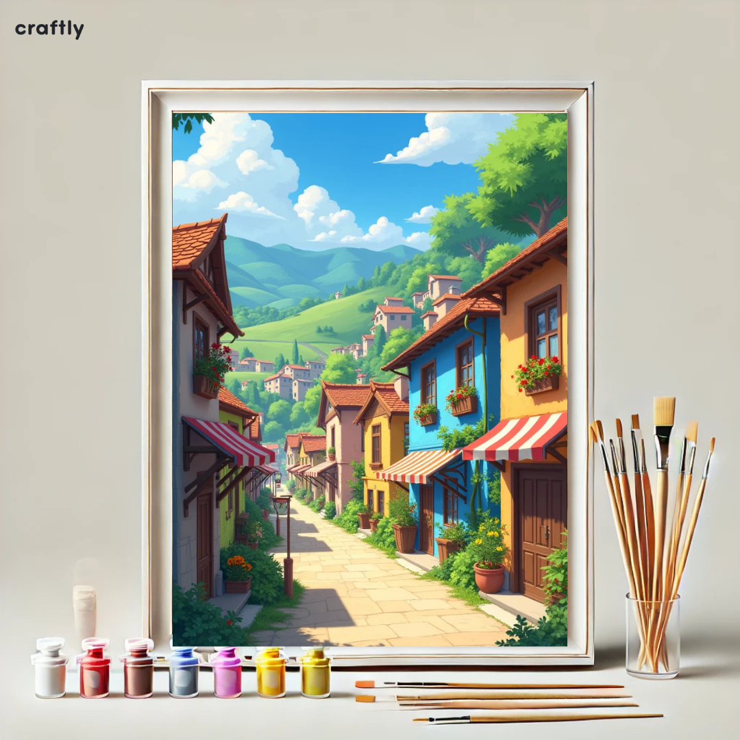 Paint by Numbers – Mountain Village