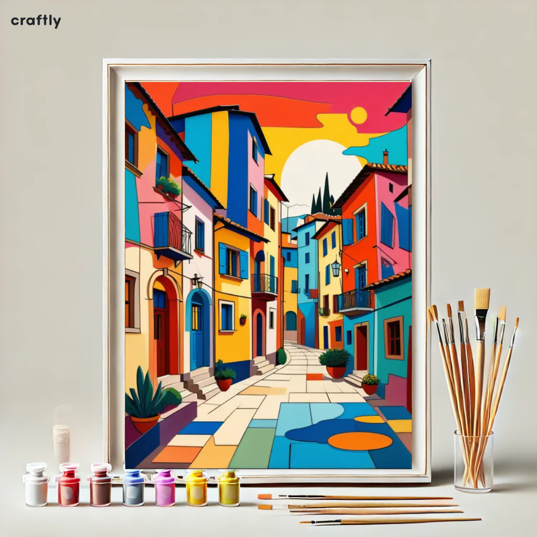 Paint by Numbers – Graphic Cityscape