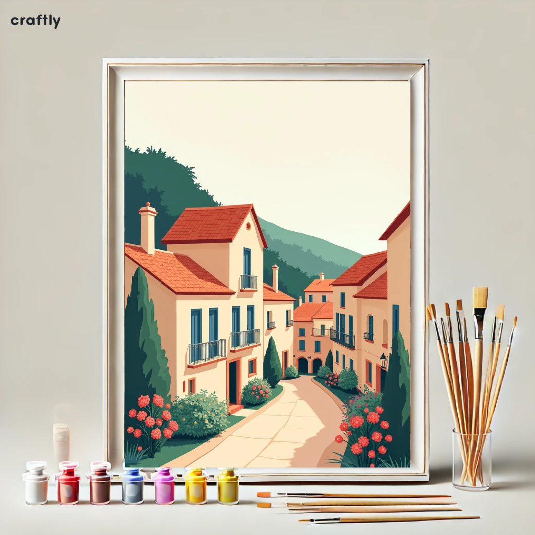 Paint by Numbers – Path Between Houses