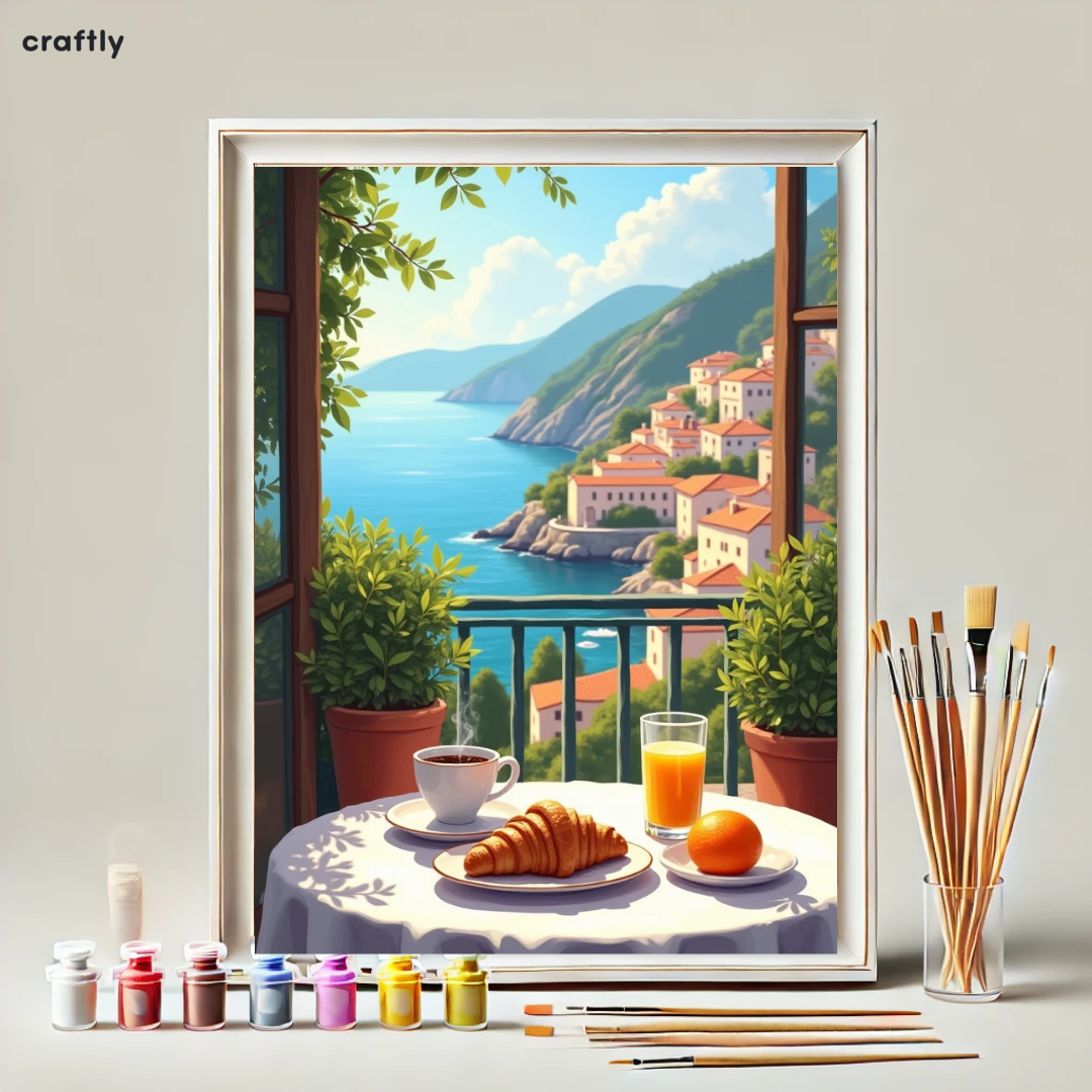 Paint by Numbers – Mediterranean Morning