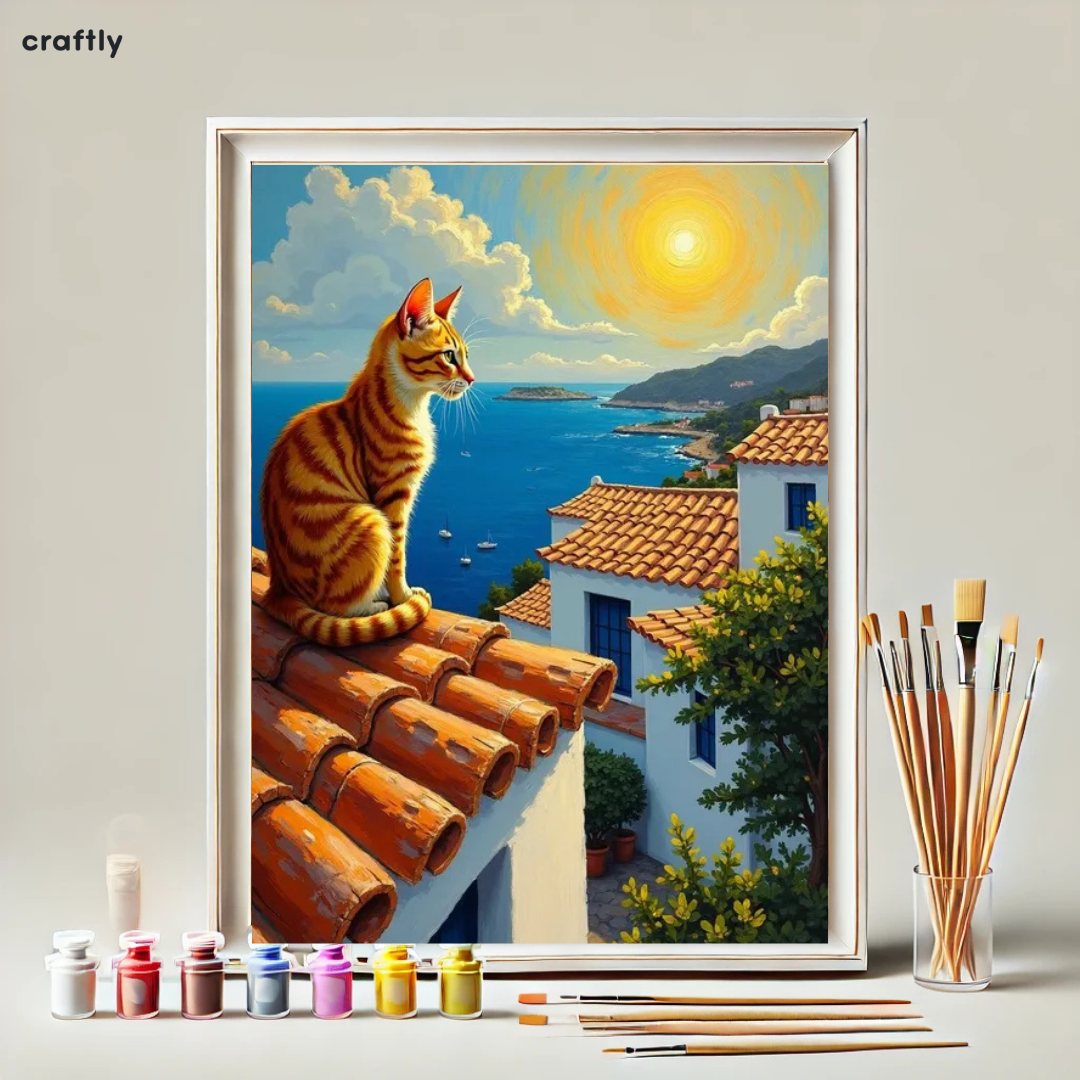 Paint by Numbers – Cat by the Sea