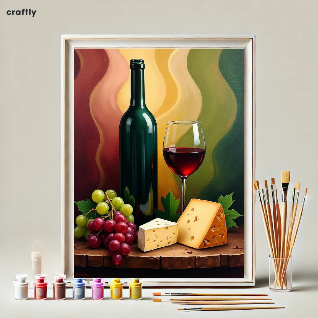 Paint by Numbers – Wine and Cheese
