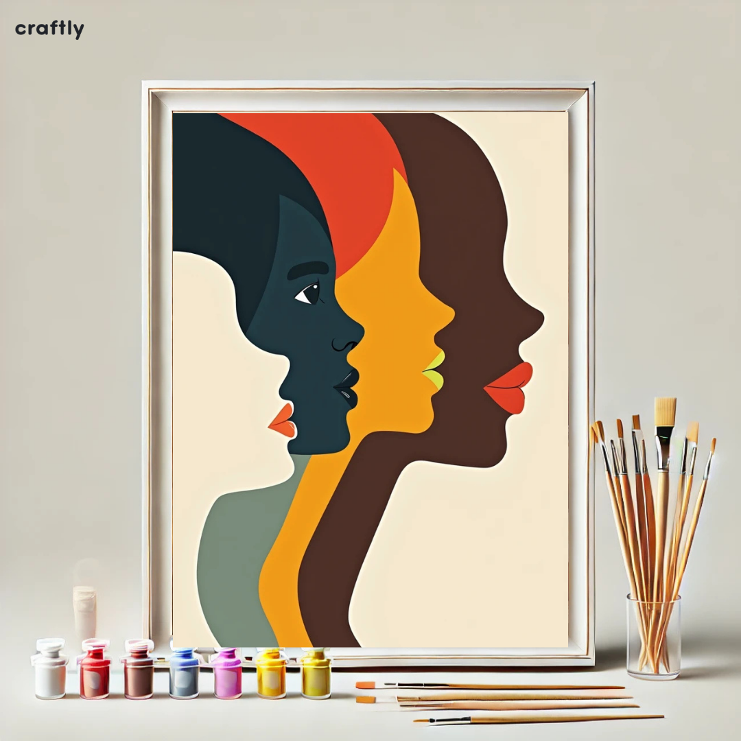 Paint by Numbers – Colourful Profiles