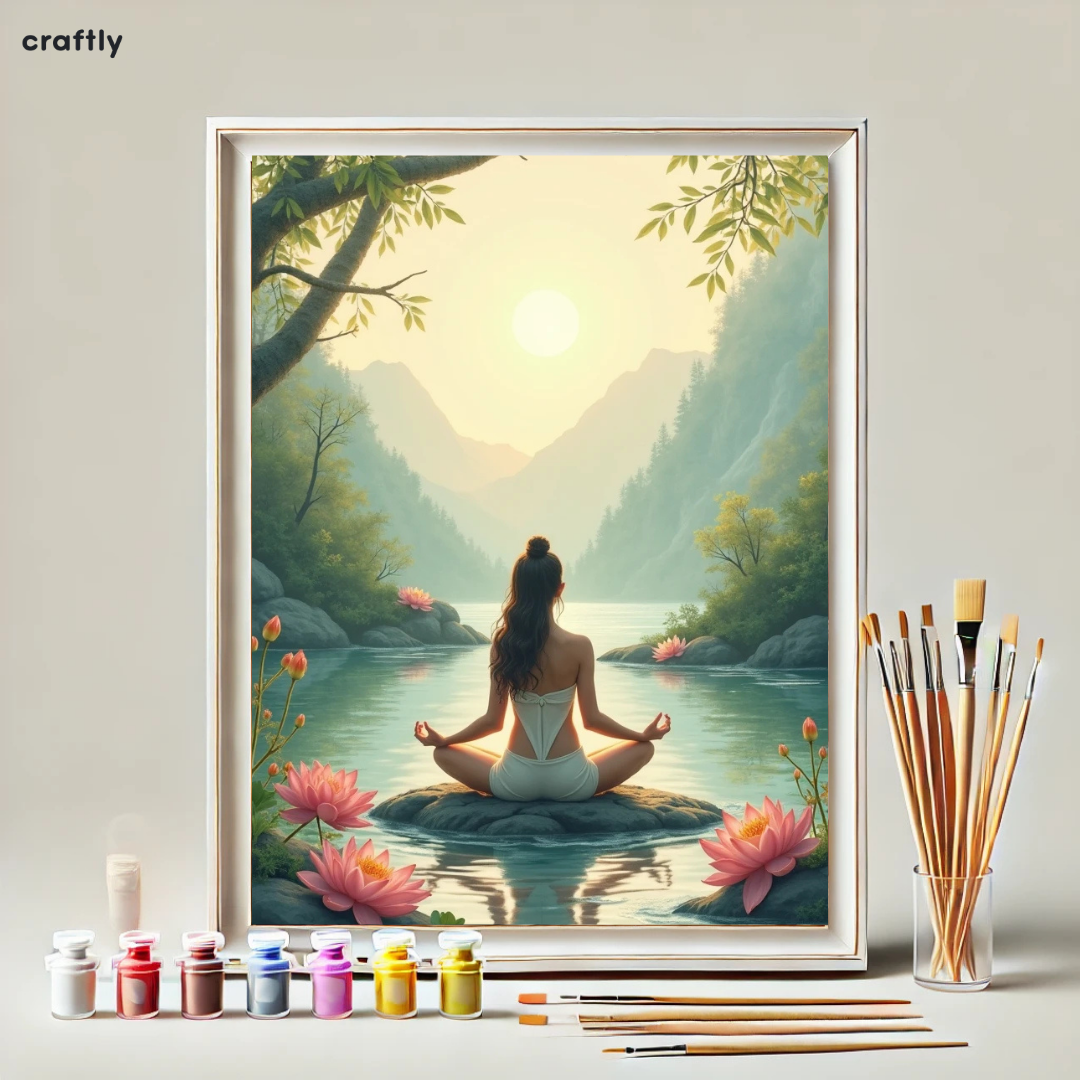 Paint by Numbers – Meditation at the Lotus Lake