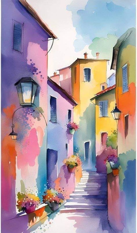 Paint by Numbers – Magical Colourful Village