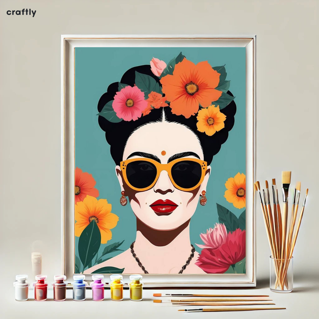 Paint by Numbers – Frida with Sunglasses