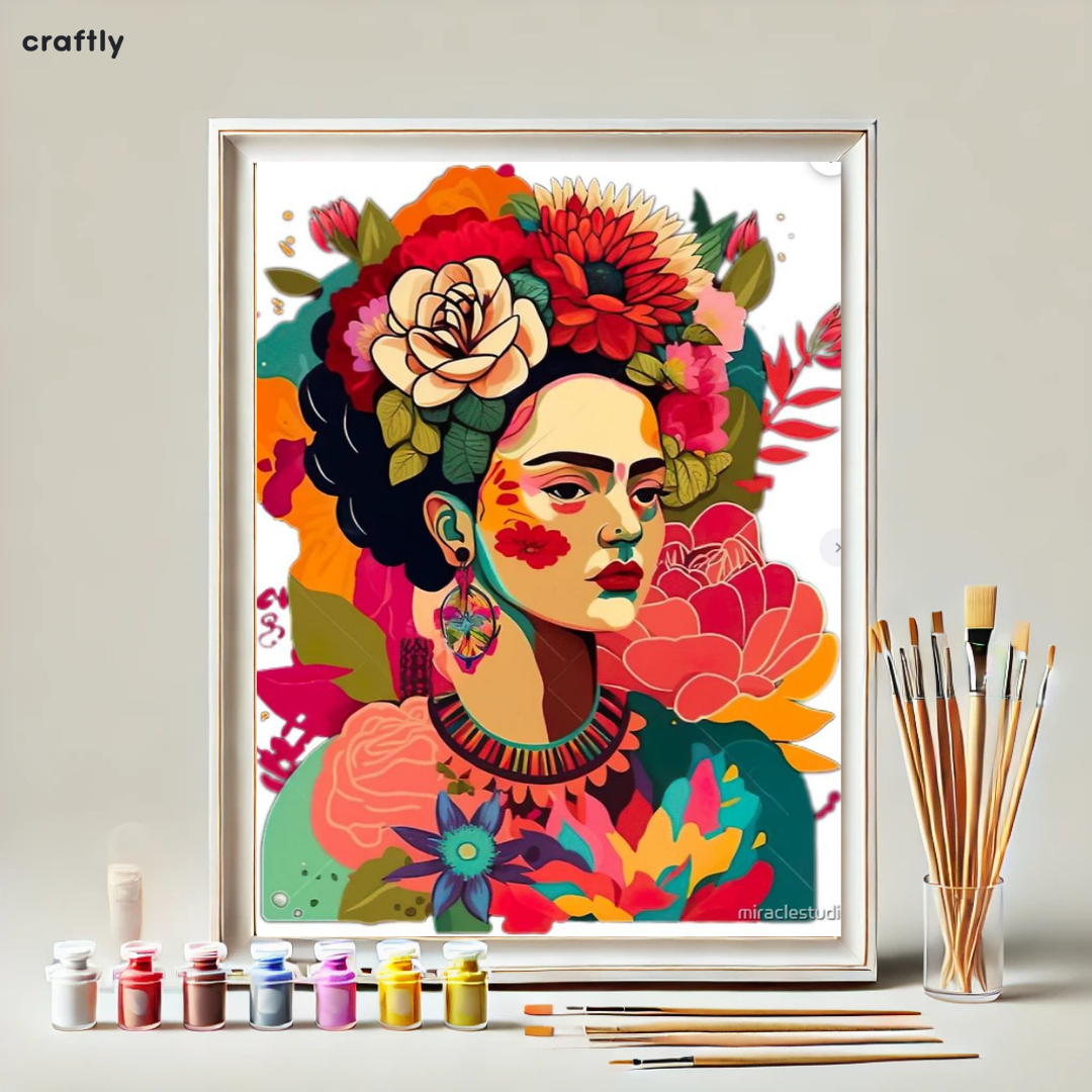 Paint by Numbers – Floral Frida