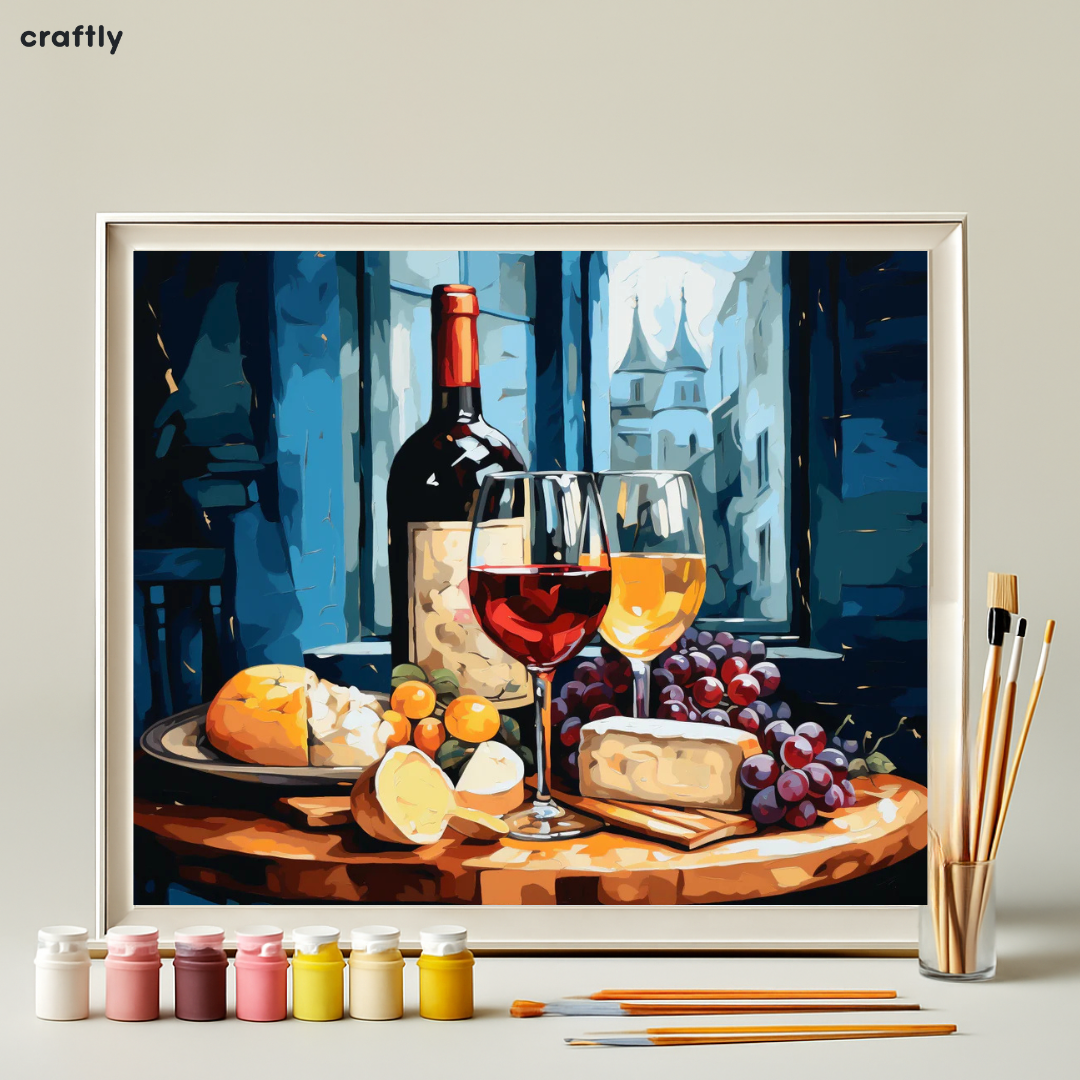 Paint by Numbers – Wine and Cheese