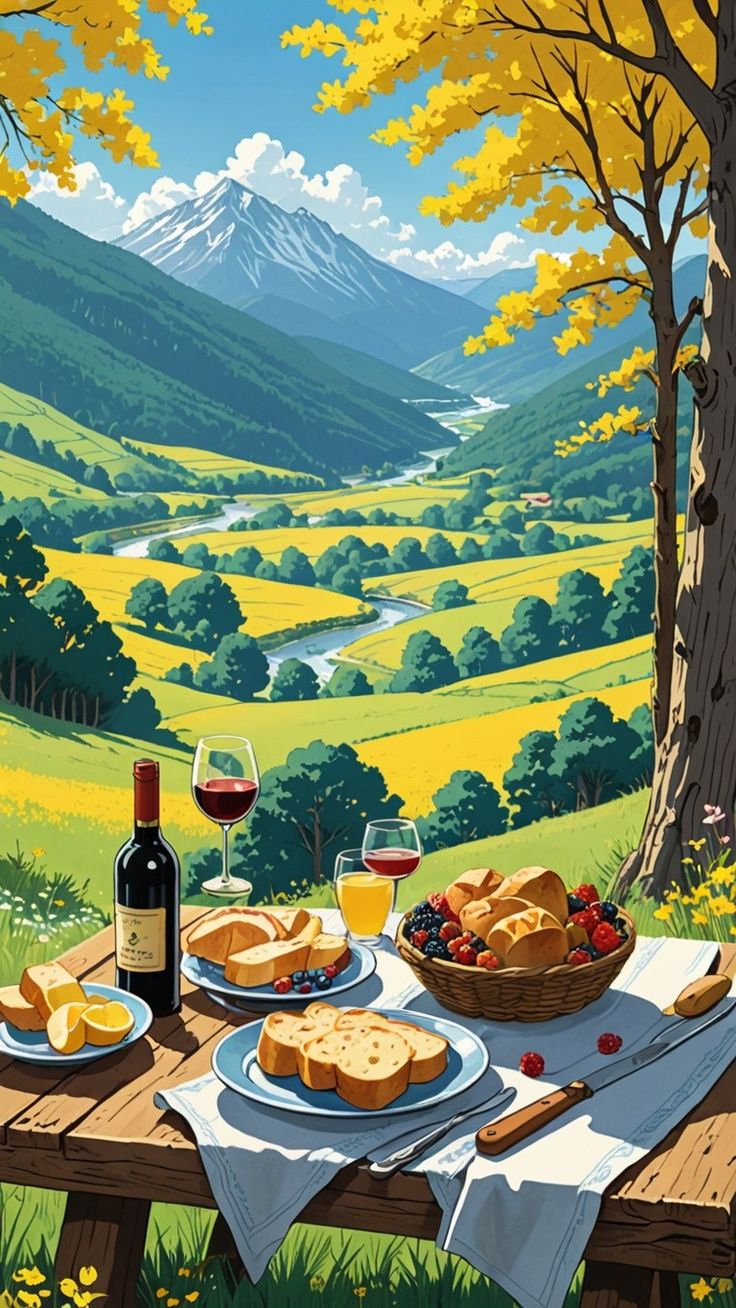 Paint by Numbers – Picnic in the Alps