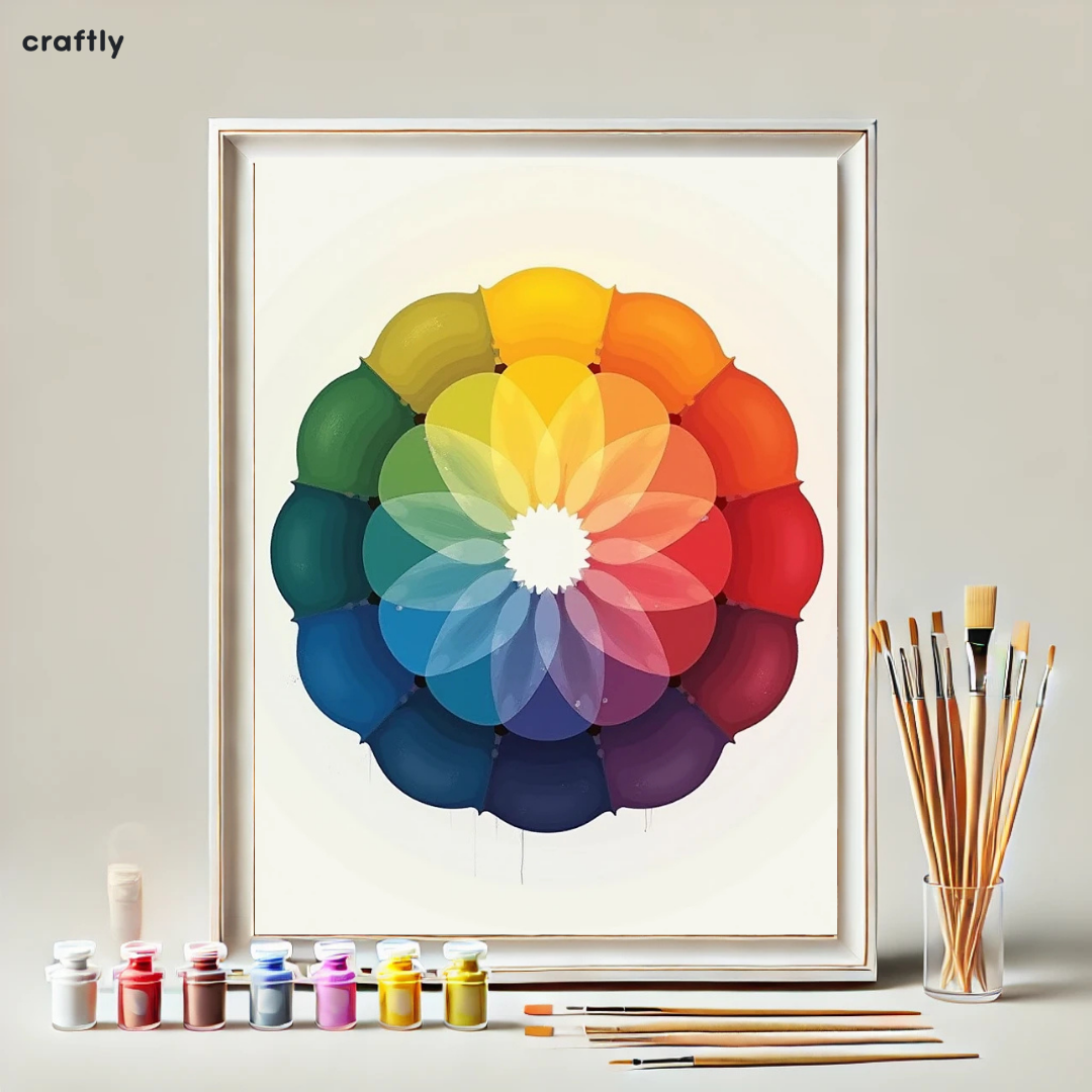 Paint by Numbers – Rainbow Flower
