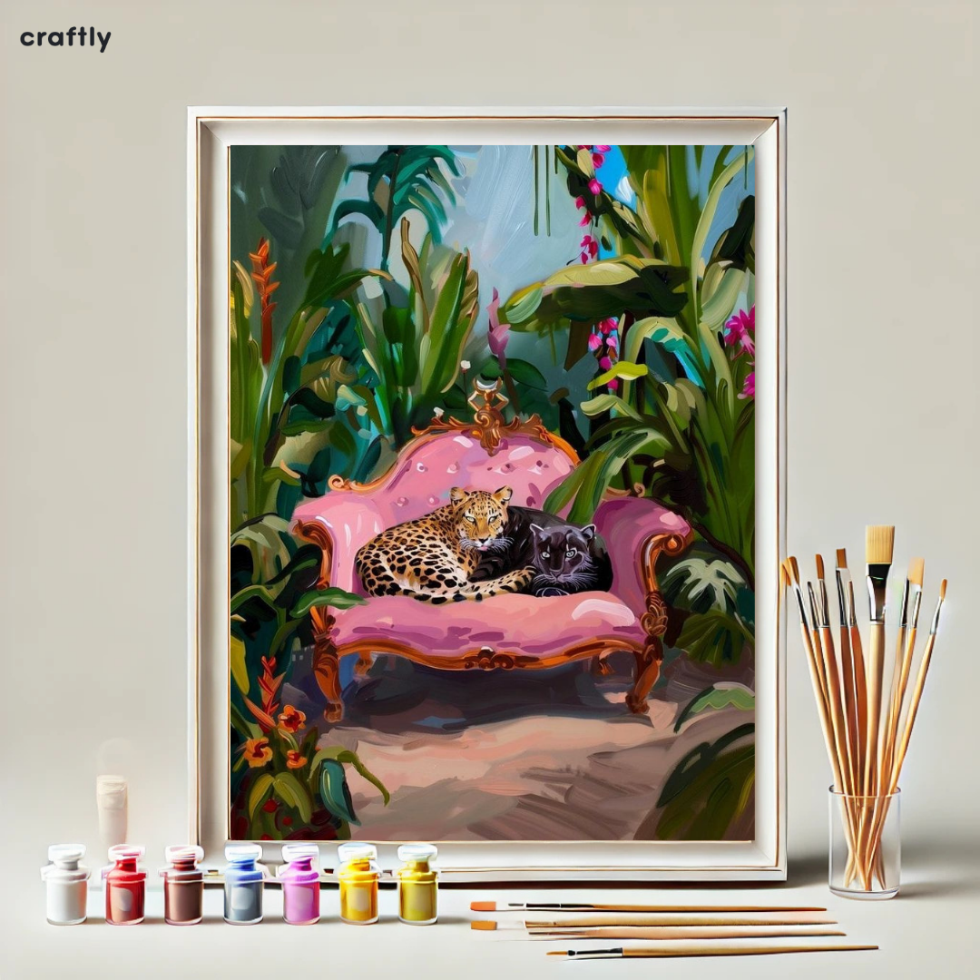 Paint by Numbers – Tigers on the Couch