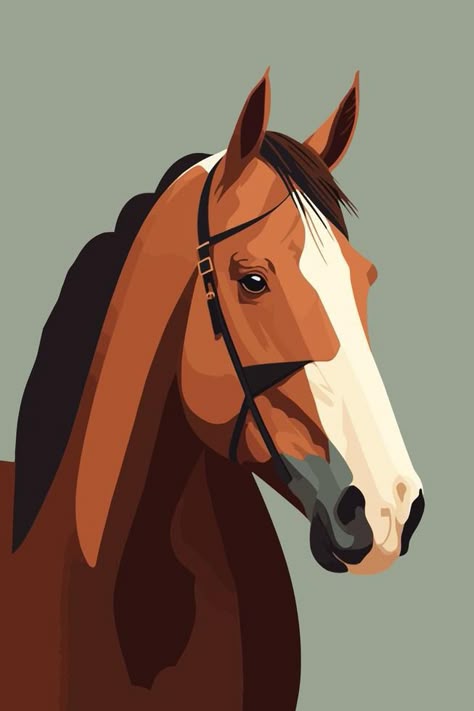 Paint by Numbers – Elegant Horse Head