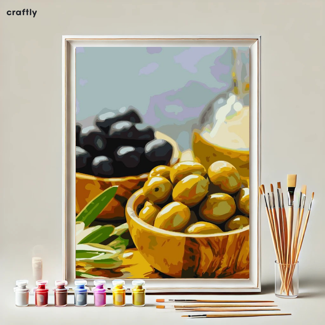 Paint by Numbers – Mediterranean Olives