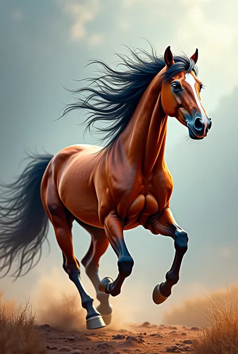 Paint by Numbers – Horse Galloping in the Wind
