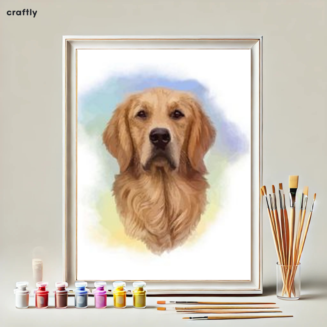Paint by Numbers β Golden Retriever