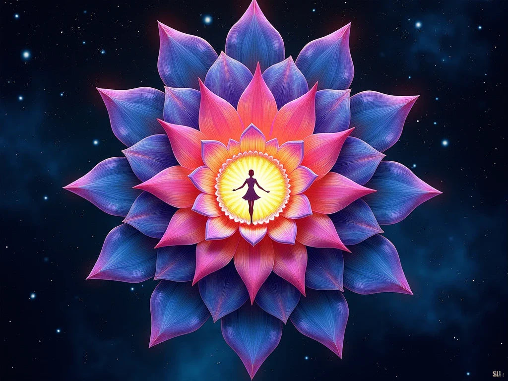 Paint by Numbers – Galaxy Flower