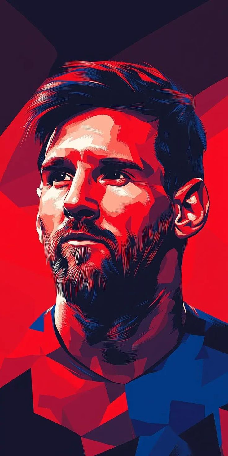 Paint by Numbers – Red Messi