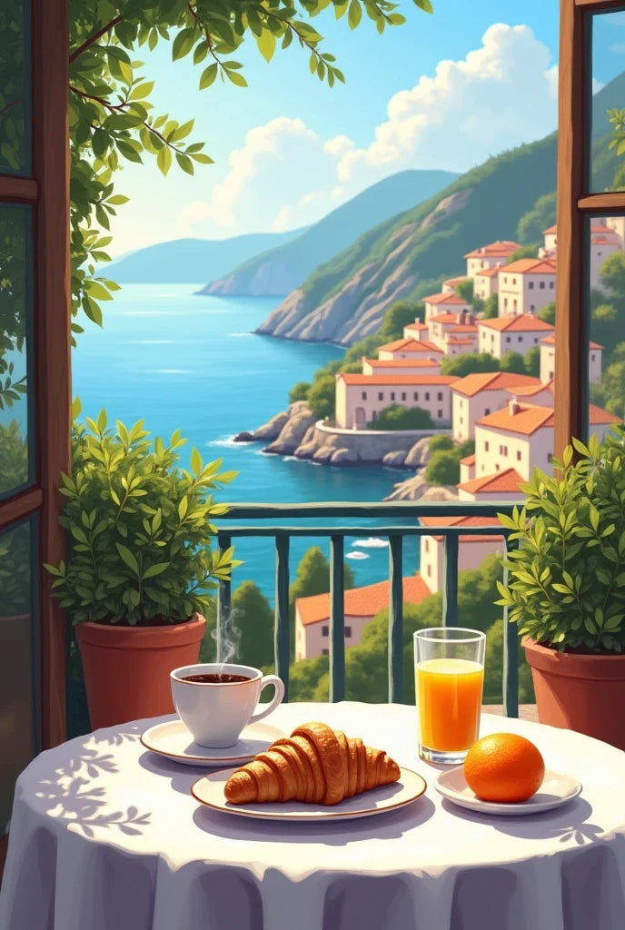 Paint by Numbers – Mediterranean Morning