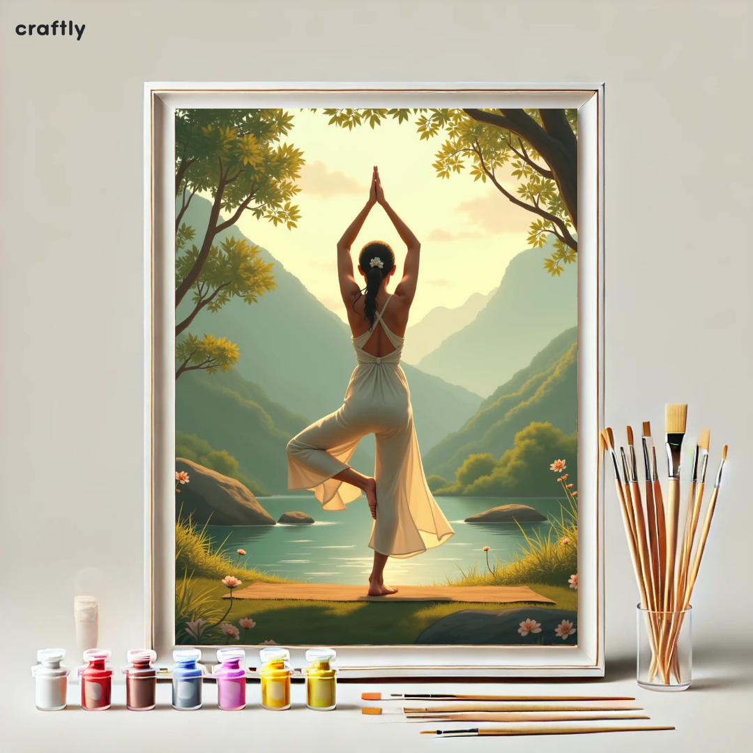 Paint by Numbers – Yoga by the Lake