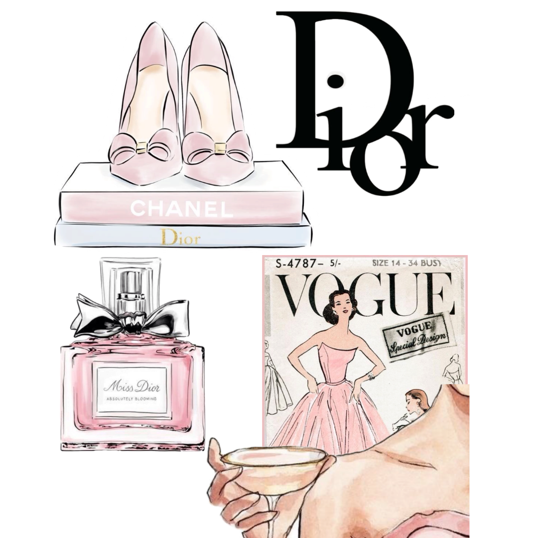 Paint by Numbers – Dior Fashion Collage