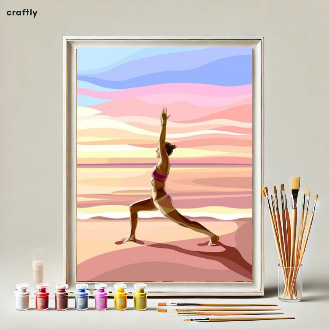 Paint by Numbers – Sunset Yoga Calmness