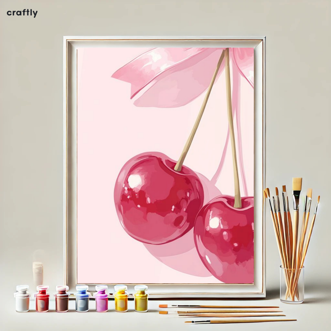 Paint by Numbers – Pink Cherries