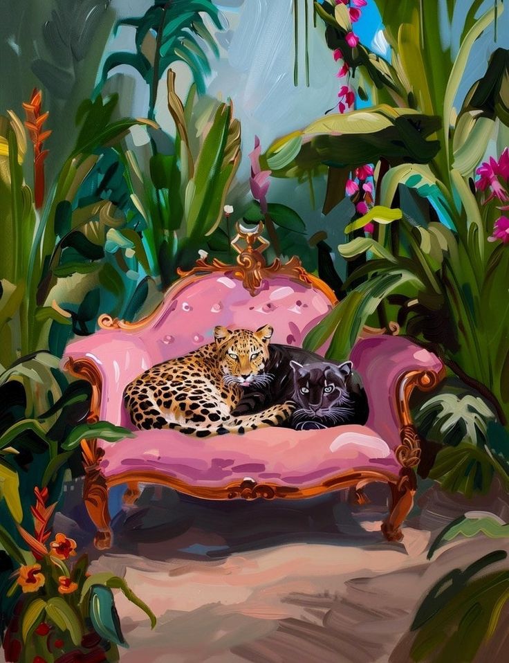 Paint by Numbers – Tigers on the Couch