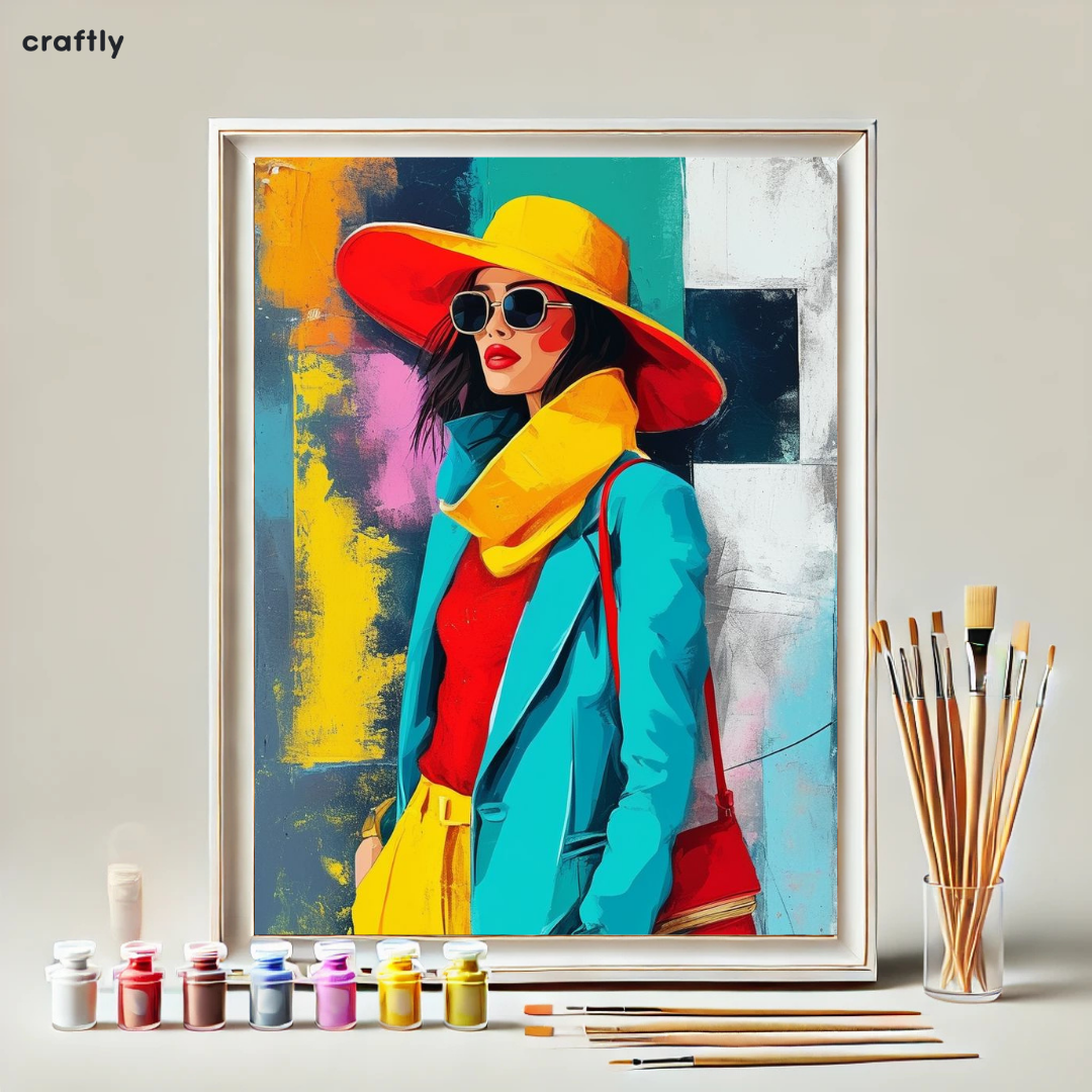 Paint by Numbers – Elegant Woman Portrait