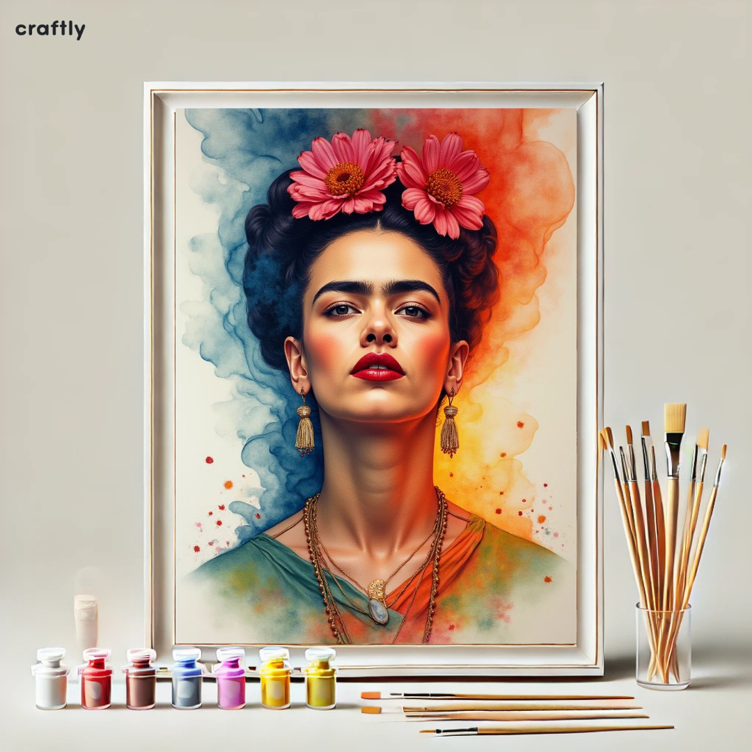 Paint by Numbers – Realistic Frida Kahlo