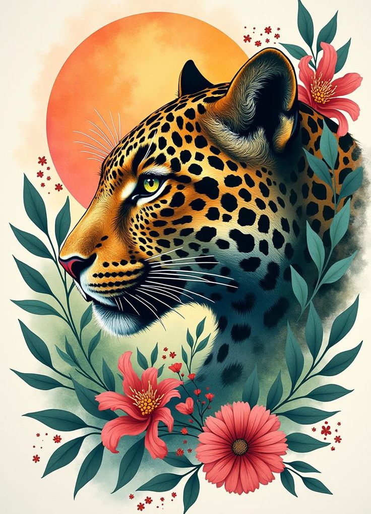 Paint by Numbers – Tiger at Sunset