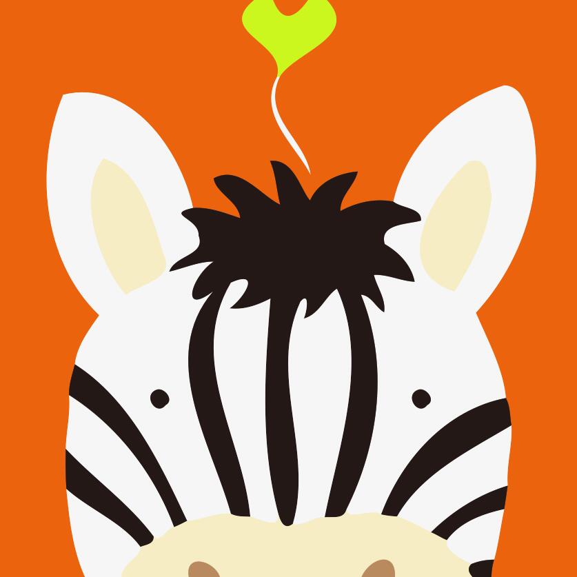 Paint by Numbers – Zebra with Balloon