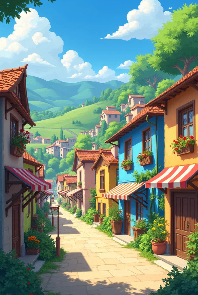 Paint by Numbers – Mountain Village