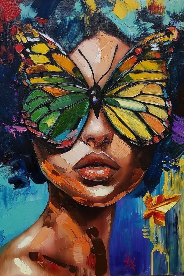 Paint by Numbers – Butterfly on Face