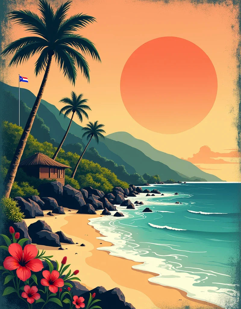 Paint by Numbers – Tropical Beach