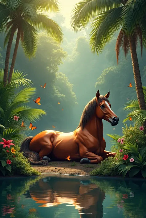 Paint by Numbers – Horse in the Forest