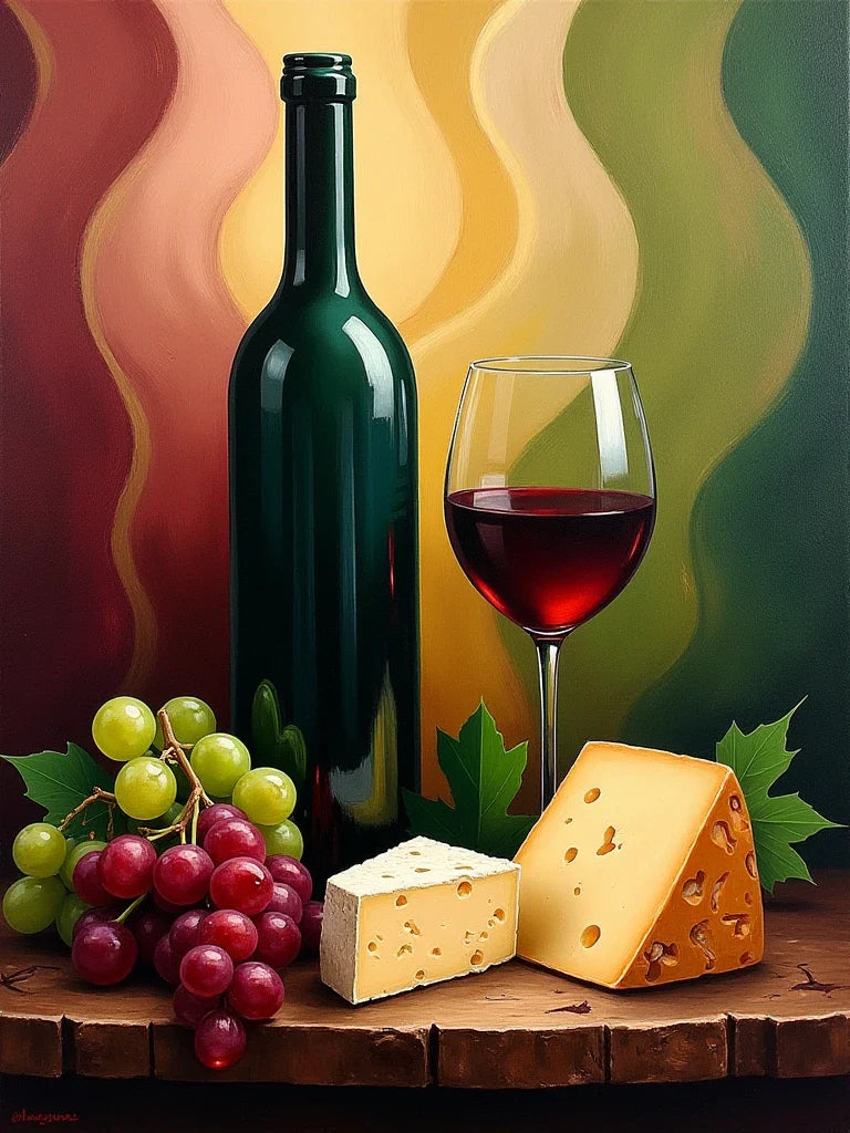 Paint by Numbers – Wine and Cheese